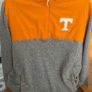 Fanatics Orange and Gray XL Zip Up Pullover